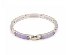 Load image into Gallery viewer, Nature Jade Beaded Bracelet Jewelry Blessing Lucky Fortune Gift For Her Purple e