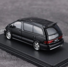 Load image into Gallery viewer, Mortal 1:64 Black Previa Mini Van MPV Sports Model Diecast Metal Car New Collection