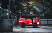 Load image into Gallery viewer, Autobots 1:64 Coke Delica L300 Camper Off Road Van Model Diecast Metal Car New