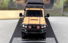 Load image into Gallery viewer, AB 1:64 Yellow Land Cruiser J70 LC79 Pickup Truck 6x6 Model Diecast Metal Car