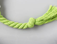 Load image into Gallery viewer, Dog Squeaky Toys Tube Shaped Chew Puppy Canvas Rope Toy Teeth Grinding Pet Gift