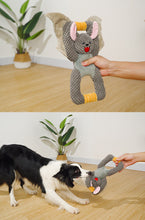 Load image into Gallery viewer, Dog Squeaky Toys Bat Chew Puppy Fluffy Rope Toy Durable Teeth Grinding Pet Cat