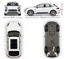 Load image into Gallery viewer, WELLY 1:24 Macan Turbo City SUV Sports Model Diecast Metal Car Display