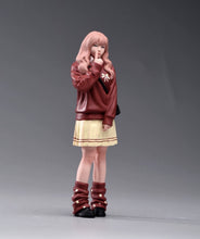 Load image into Gallery viewer, 1:24 Painted Figure Model Miniature Resin Diorama Uniform Preppy Style Girl Lady