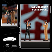 Load image into Gallery viewer, 1:64 Painted Figure Mini Model Miniature Resin Diorama Sand People Axe Suit Man