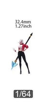 Load image into Gallery viewer, 1:64 Painted Figure Model Miniature Resin Diorama Sand Cartoon Girl Lady Warrior Collection