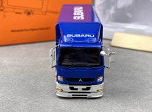 Load image into Gallery viewer, GCD 1:64 Blue Fuso Fighter Outriggers Raised Truck Model Diecast Metal Car New