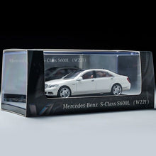 Load image into Gallery viewer, MH 1:64 White S-Class S600L W221 Luxury Sedan Sports Model Diecast Metal Car