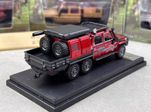 Load image into Gallery viewer, AB 1:64 Red Land Cruiser J70 LC79 Pickup Truck 6x6 Model Diecast Metal Car New