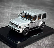 Load image into Gallery viewer, AUTOart 1:64 Silver Benz AMG G63 ORV SUV Sports Model Car ABS BN