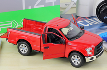 Load image into Gallery viewer, WELLY 1:24 2015 F150 Pickup Truck Regular Cab Model Diecast Metal Car Display