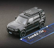 Load image into Gallery viewer, Enchery 1:64 Black 2021 Defender 110 SUV Sports Model Diecast Metal Car New Collection