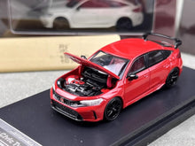Load image into Gallery viewer, Motorhelix 1:64 Red JDM Civic Type R FL5 Sports Model Diecast Metal Car New