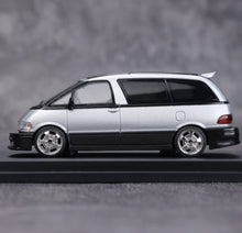 Load image into Gallery viewer, Mortal 1:64 Silver Previa Mini Van MPV Sports Model Diecast Metal Car New Collection