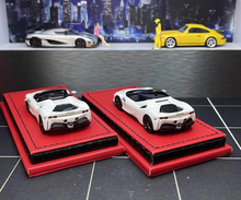 Load image into Gallery viewer, ART 1:64 White SF90 Stradale Racing Sports Model Diecast Resin Car New Collection