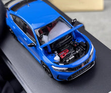 Load image into Gallery viewer, Motorhelix 1:64 Blue JDM Civic Type R FL5 Sports Model Diecast Metal Car New