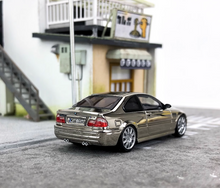 Load image into Gallery viewer, SH 1:64 Plating Silver M3 E46 Coupe Racing Sports Model Diecast Metal Car New