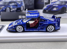 Load image into Gallery viewer, DK 1:64 Blue Pilot LBWK F40 #56 Racing Sports Model Diecast Metal Car New Collection