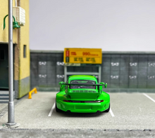 Load image into Gallery viewer, 1:64 Green RWB 993 Racing Sports Classic Model Diecast Metal Car BN
