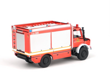Load image into Gallery viewer, XCARTOYS 1:64 Fire Engine Unimog U5023 Truck Figure Model Diecast Metal Car