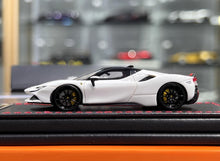 Load image into Gallery viewer, U2 1:64 White Orange SF90 Stradale Hard Top Sports Model Diecast Resin Car New Collection