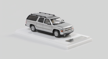Load image into Gallery viewer, MK 1:64 2003 Silver Suburban SUV Off Road Sports Model Diecast Metal Car New Collection