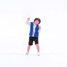 Load image into Gallery viewer, 1:64 Painted Figure Model Miniature Resin Diorama Sand Casual Man Kid Boy Toy