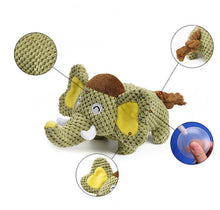 Load image into Gallery viewer, Dog Squeaky Toys Elephant Chew Puppy Fluffy Rope Toy Durable Teeth Grinding Pet