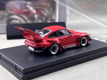 Load image into Gallery viewer, SW 1:64 Matt Red RWB 993 Big Spoiler Sports Model Diecast Metal Car New Collection