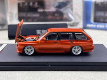 Load image into Gallery viewer, Mortal 1:64 Orange E30 Touring Wagon Sports VIP Model Diecast Metal Car New Collection