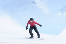 Load image into Gallery viewer, 1:64 Painted Figure Model Miniature Resin Diorama Sand Snow Boarding Man Toy