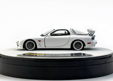 Load image into Gallery viewer, PGM 1:64 White JDM RX-7 FD3S Round Racing Sports Model Diecast Metal Car New Collection