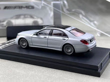 Load image into Gallery viewer, RM 1:64 Silver S63 W222 V12 Luxury Sedan Sports Model Diecast Metal Car New Collection