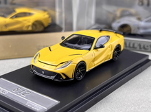 Load image into Gallery viewer, LT 1:64 Yellow 812 Novitec N-Largo Racing Sports Model Diecast Metal Car New Collection