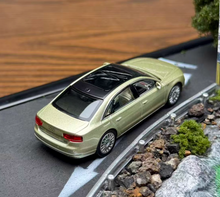 Load image into Gallery viewer, Masdi 1:64 Gold A8L D4 Luxury Sedan Sports Model Diecast Metal Car New Collection