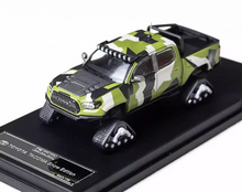 Load image into Gallery viewer, GCD 1:64 Camo Tacoma Pickup Truck Snow Edition Sports Model Diecast Metal Car