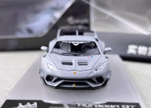 Load image into Gallery viewer, King 1:64 Gray LB Huracan GT Racing Sports Model Diecast Metal Car New Collection