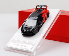 Load image into Gallery viewer, 1:64 Red Black 458 GT LBWK Racing Sports Model Diecast Resin Car New Collection