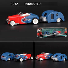 Load image into Gallery viewer, Maisto 1:64 1932 Ford Roadster Traveler Trailer Tow & Go Model Metal Car New