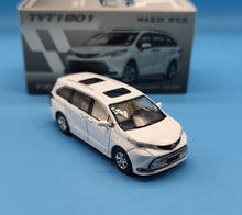 Load image into Gallery viewer, Masdi 1:64 White Sienna Mini Van MPV Sports Model Diecast Metal Car New Collection