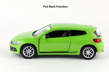 Load image into Gallery viewer, WELLY 1:36 Green Scirocco Hatchback Racing Sports Model Diecast Toy Metal Car