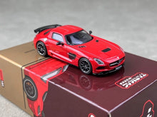 Load image into Gallery viewer, Tarmac 1:64 Red AMG SLS Coupe Racing Sports Model Diecast Metal Car New