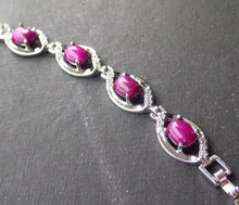 Load image into Gallery viewer, Nature Jade Beaded Bracelet Jewelry Blessing Lucky Fortune Gift For Her Purple d