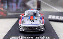 Load image into Gallery viewer, DCM 1:64 Silver RWB 964 Martini #53 Classic Sports Model Diecast Metal Car New Collection