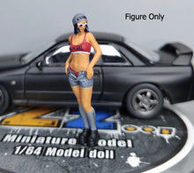 Load image into Gallery viewer, 1:64 Painted Figure Miniature Mini Resin Model Diorama Lady Fashion Sexy Girl