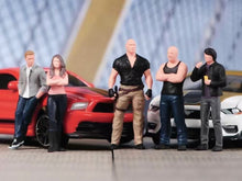 Load image into Gallery viewer, 1:64 Painted Figure Model Miniature Resin Diorama Sand Driver Speed Car Lady Man