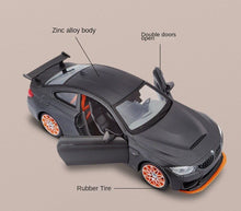 Load image into Gallery viewer, Maisto 1:24 Grey M4 GTS Coupe Racing Sports Model Toy Diecast Metal Car BN