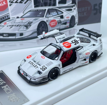 Load image into Gallery viewer, DK 1:64 HEC White F40 #58 Sports Open Model Diecast Metal Car New Collection