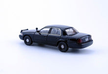 Load image into Gallery viewer, 596 1:64 Black CV CROWN VICTORIA Sedan Police Model Diecast Metal Car New Collection
