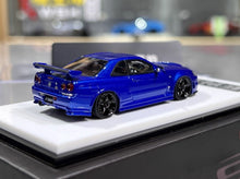 Load image into Gallery viewer, BZMW 1:64 Blue Skyline GTR R34 NISMO Z-Tune Sports Model Diecast Resin Car New Collection
